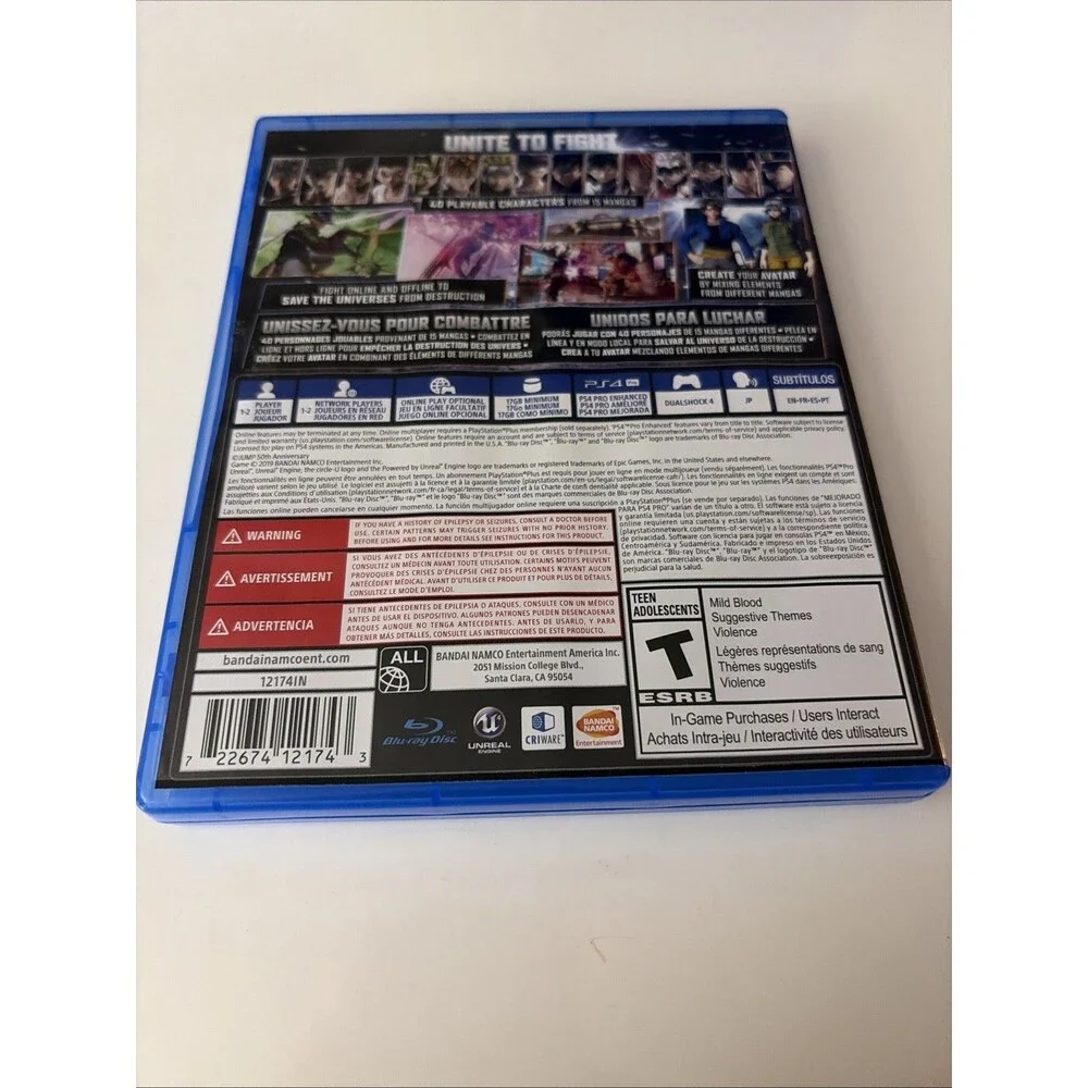 Jump Force Sony PlayStation 4 Game, 2019